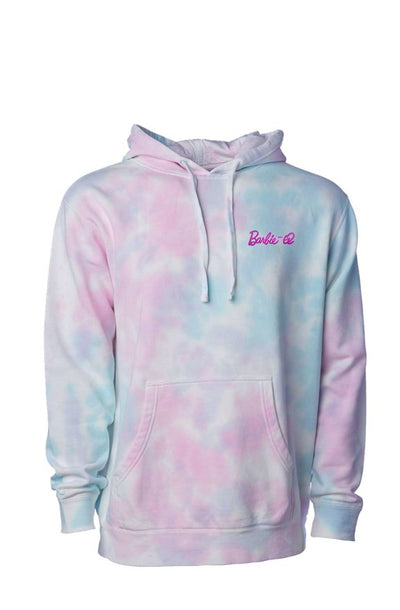 Barbie-Q Tie-Dye Cotton Candy Hoodie (Embroidered